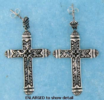 Cross earrings