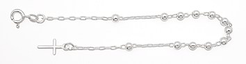 sterling silver cross bracelet AI560
