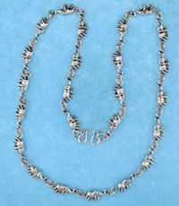 sterling silver elephant charm necklace ANC0014