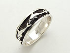 sterling silver spinner ring AR0045