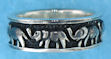 sterling silver elephant ring ARP003