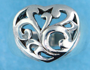 ARPSD0006 heart ring