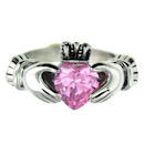 sterling silver claddagh rings CLR1003 October
