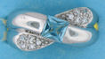sterling silver Cubic Zirconia ring CZ0008 Blue
