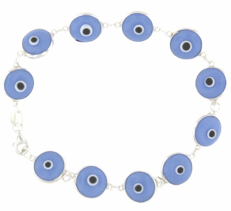 Evil Eye Bracelet EEB002 Light Blue