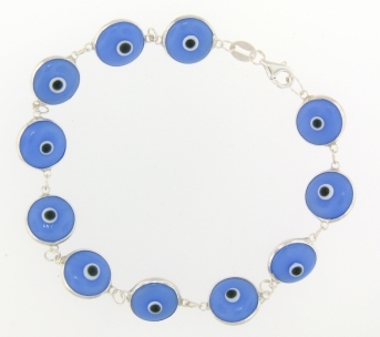 Evil Eye Bracelet EEB006 Light Purple