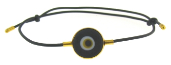 Evil Eye Cord Bracelet EEB0054BKL