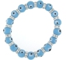 sterling silver evil eye bracelet EEB11328LB
