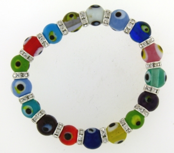 Evil Eye Bracelet EEB11328MC Mixed Colors