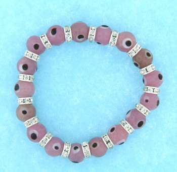 Evil Eye Bracelet EEB11328PINK