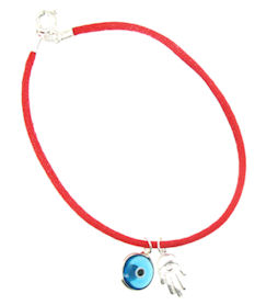 Evil Eye Cord Bracelet EEB12348REDBLUEEH