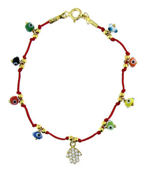 Evil Eye Cord Bracelet EEB5085GP