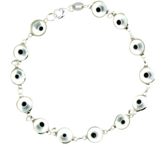 Evil Eye Bracelet EEB713 Clear