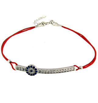 Evil Eye Cord Bracelet EEBCZ004