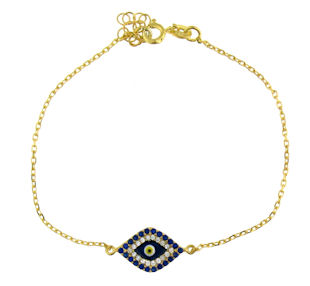 Evil Eye Bracelet EEBCZ5521-GP