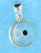 Evil Eye Pendant EEC002CLEAR