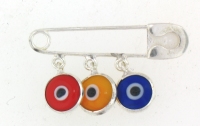 Evil Eye Safety Pin EEP092