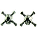 stainless steel skull earrings ERC1005