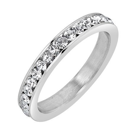 ETR0001 April CZ Birthstone Ring