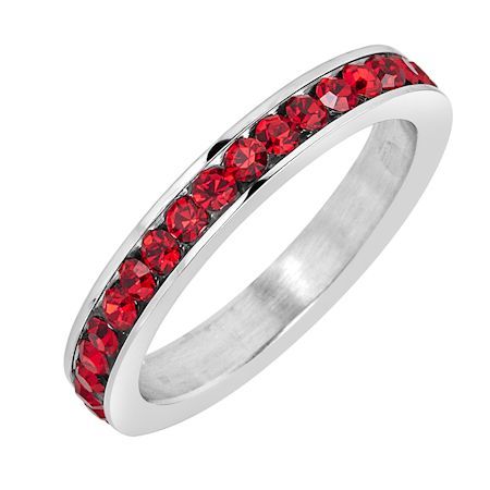 ETR0001 July CZ Birthstone Ring