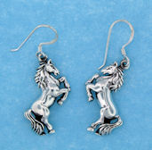 sterling silver horse earrings style HE2627