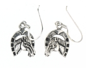 sterling silver horse earrings HE885