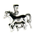sterling silver horse pendant HNL7063818