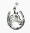 sterling silver horse pendant HP186