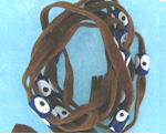 Evil Eye 11465 bracelet Lite Brown with blue eyes