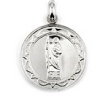 Silver Religious Medals Necklaces