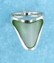sterling silver MOP ring MOPR0011-GREEN