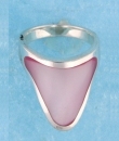 sterling silver MOP ring MOPR0011-PINK