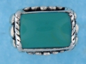 sterling silver MOP ring MOPR0012-TURQ.