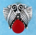 sterling silver MOP ring MOPR0014-RED