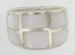 sterling silver MOP ring MOPR008-NATURAL