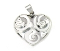 sterling silver heart pendant PAP1058