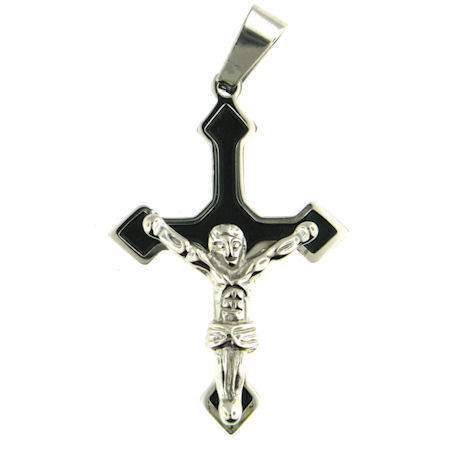 PDC0189 stainless steel cross pendant ENLARGED