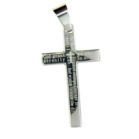 PDJ0014 stainless steel cross pendant ENLARGED