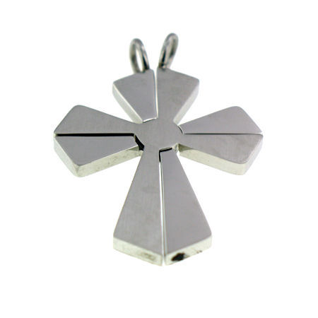 PDJ2086 stainless steel cross pendant ENLARGED