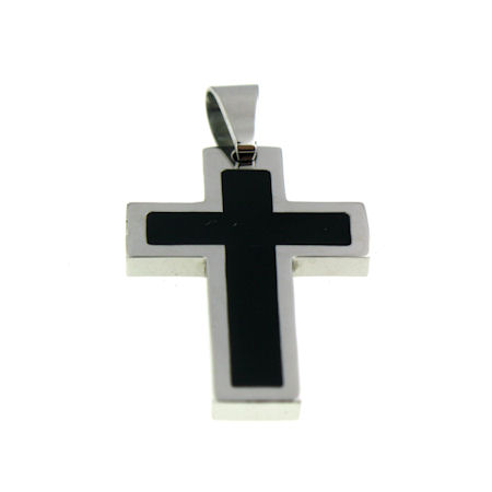 PDJ2763 stainless steel cross pendant ENLARGED