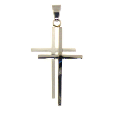 PDJ3169 stainless steel cross pendant ENLARGED