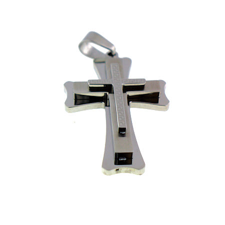 PDJ3206 stainless steel cross pendant ENLARGED