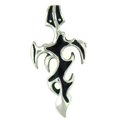 PDJ3236 stainless steel cross pendant ENLARGED