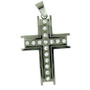 stainless steel cross pendant PDJ3354