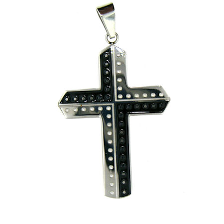 PDJ3359 stainless steel cross pendant ENLARGED