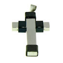 stainless steel cross pendant PDJ3392