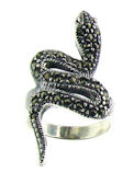 sterling silver snake ring style SNR565-1908
