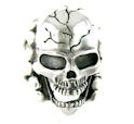 sterling silver skull ring SR76850