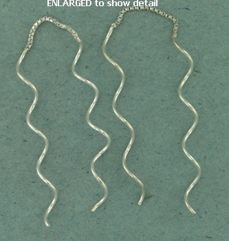 style t008 threader earring enlarged view