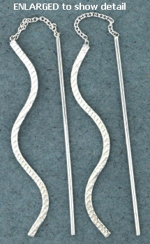 model t010 threader earrings enlarged view